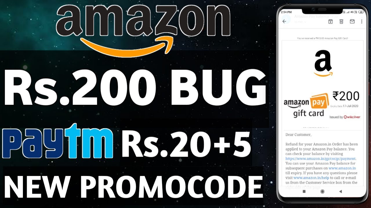 Amazon Rs.200 Cashback Bug|PayPal Rs.600 Free Shopping|Paytm New Promocode|Best Offers