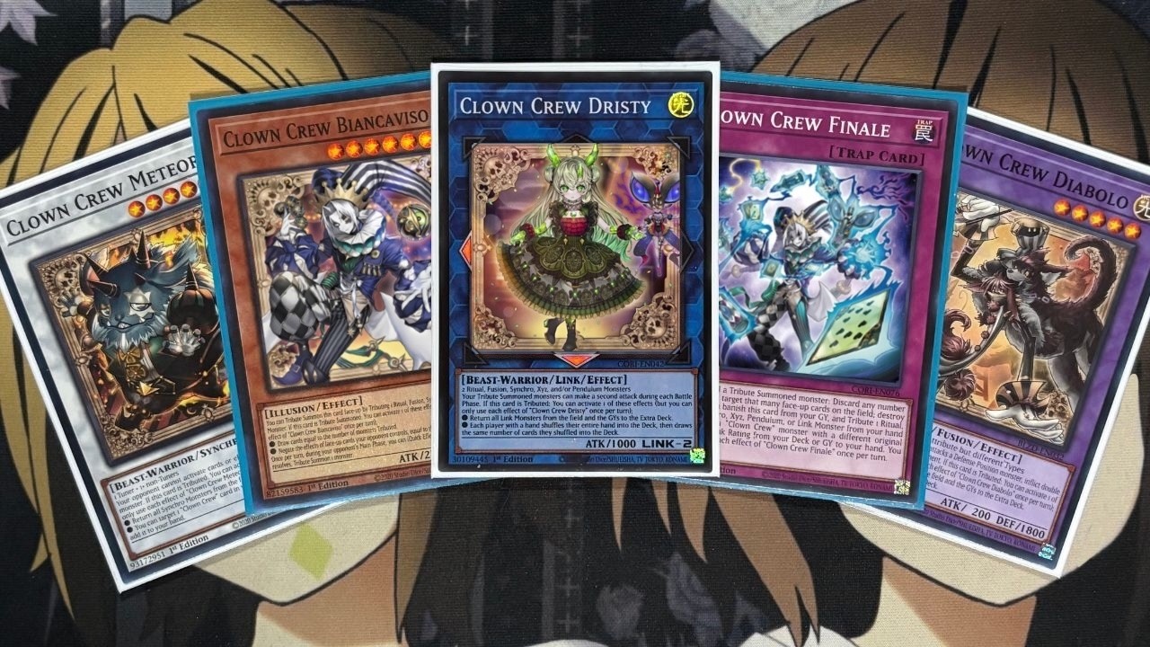 Обзор колоды Clown Crew для Yu-Gi-Oh после выхода Chaos Origins