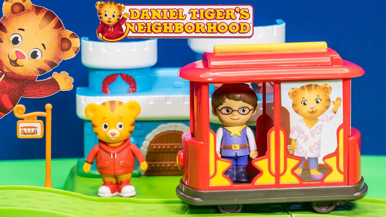 Daniel Tiger Playset Trolly Video Toy Unboxing