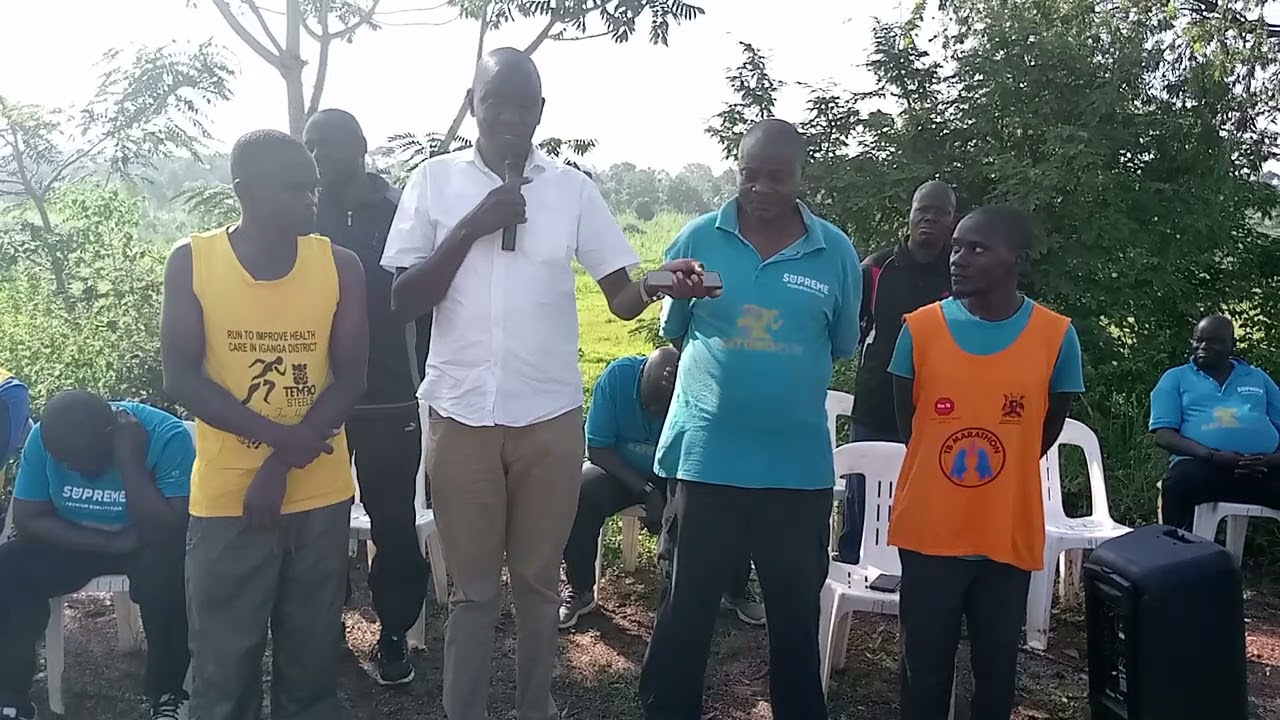 President wa iganga fitness club omwami Gakuwoire asabye bamember  okuba obumu