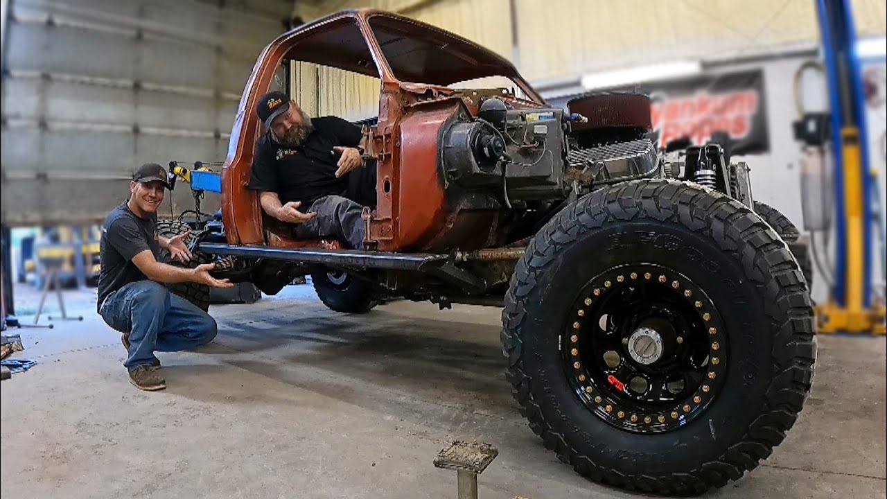 The Rat Rod Wrecker Gets Custom Rock Sliders!
