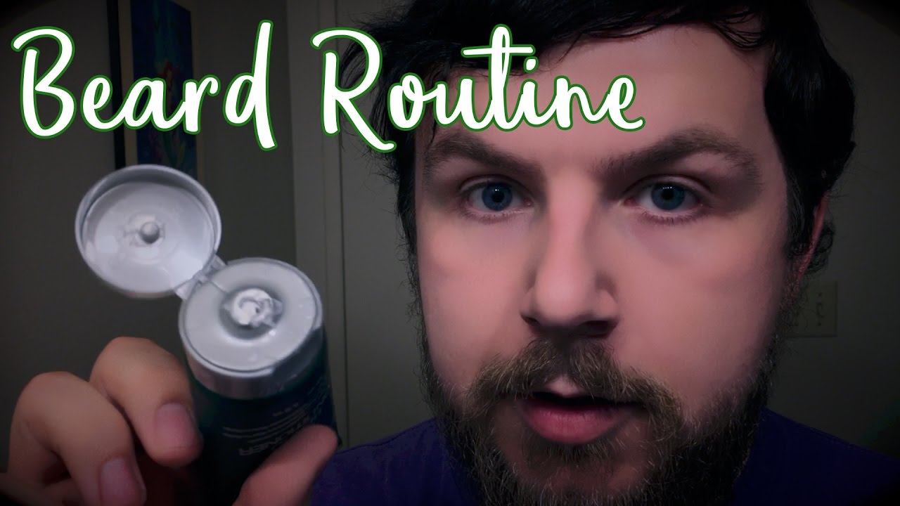 {ASMR} My Beard Care Routine (Brushing, Oiling, Trimming, Combing)