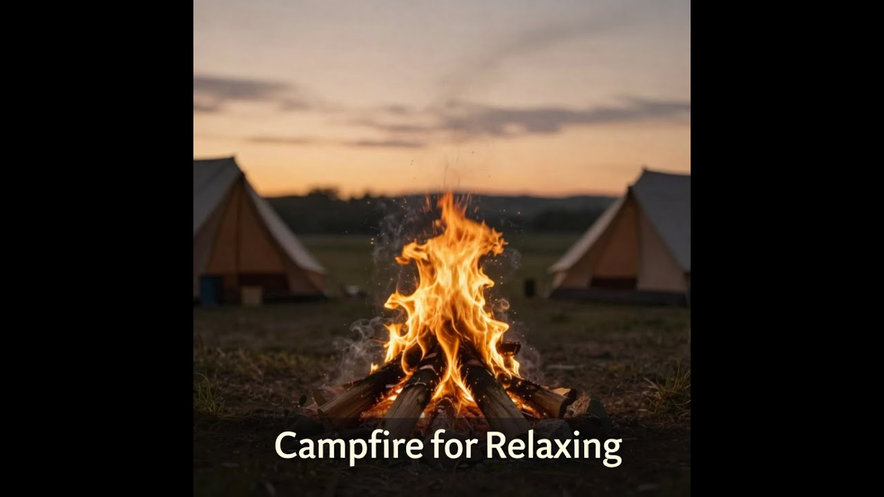 🔥 Campfire for Sleep, Work, Study, Meditation & Relaxation
