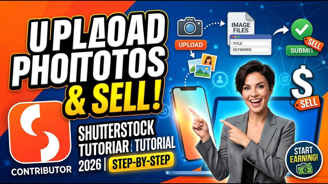 How to Upload Images to Shutterstock | Shutterstock Contributor Tutorial 2026