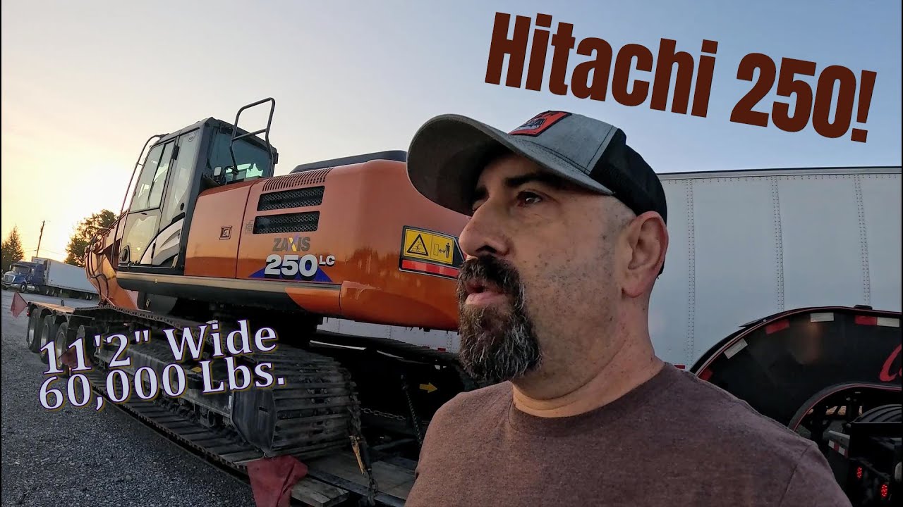 Hitachi Zaxis 250 60,000 pound excavator Carlisle, Pa to Raleigh, Nc!