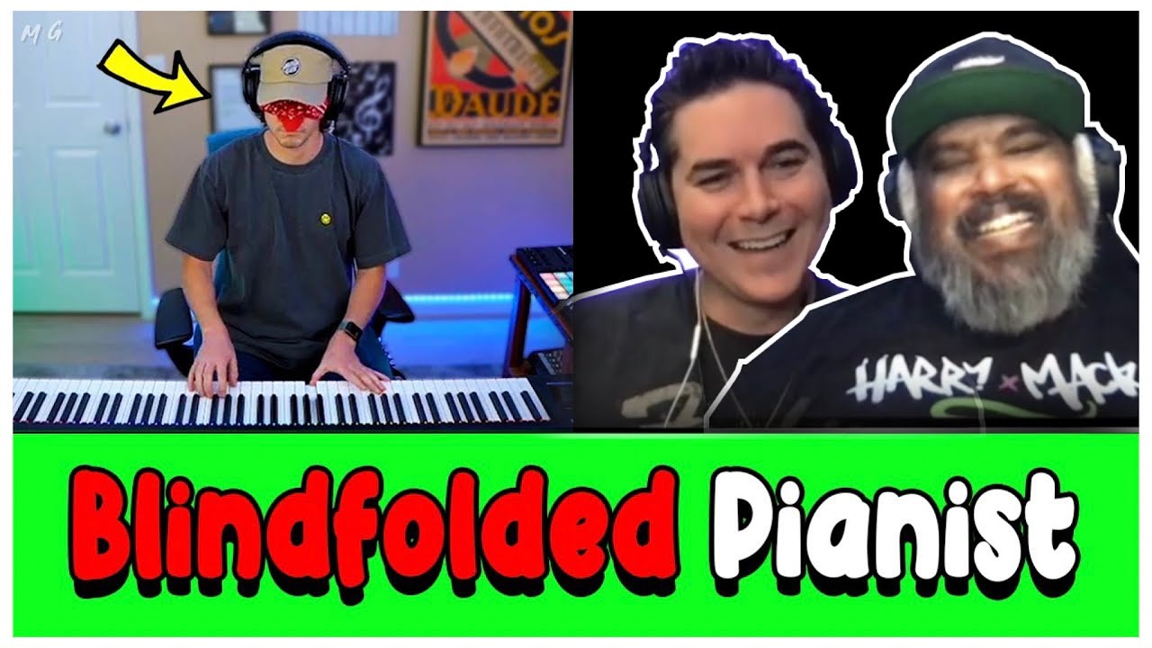 Marcus Veltri Reaction: Pianist goes on Omegle BLINDFOLDED...