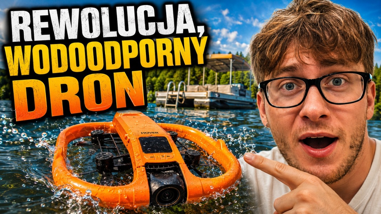 WODOODPORNY DRON z gościem specjalnym (czy to FRIZ?)