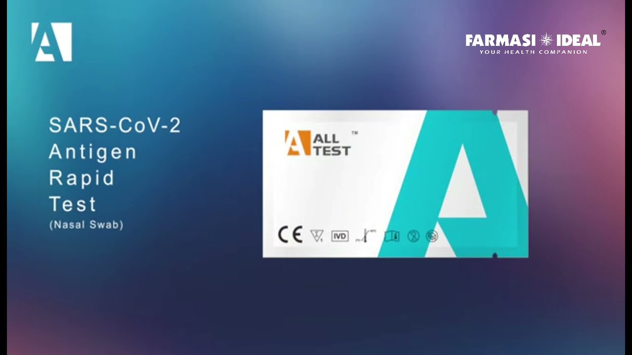 CONVENIENT PROCEDURE : Alltest Covid-19 Antigen Rapid Test (Nasal Swab) for self-test. MDA certified