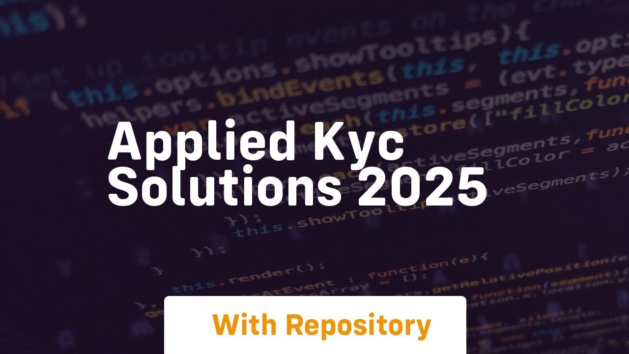Applied kyc solutions 2025