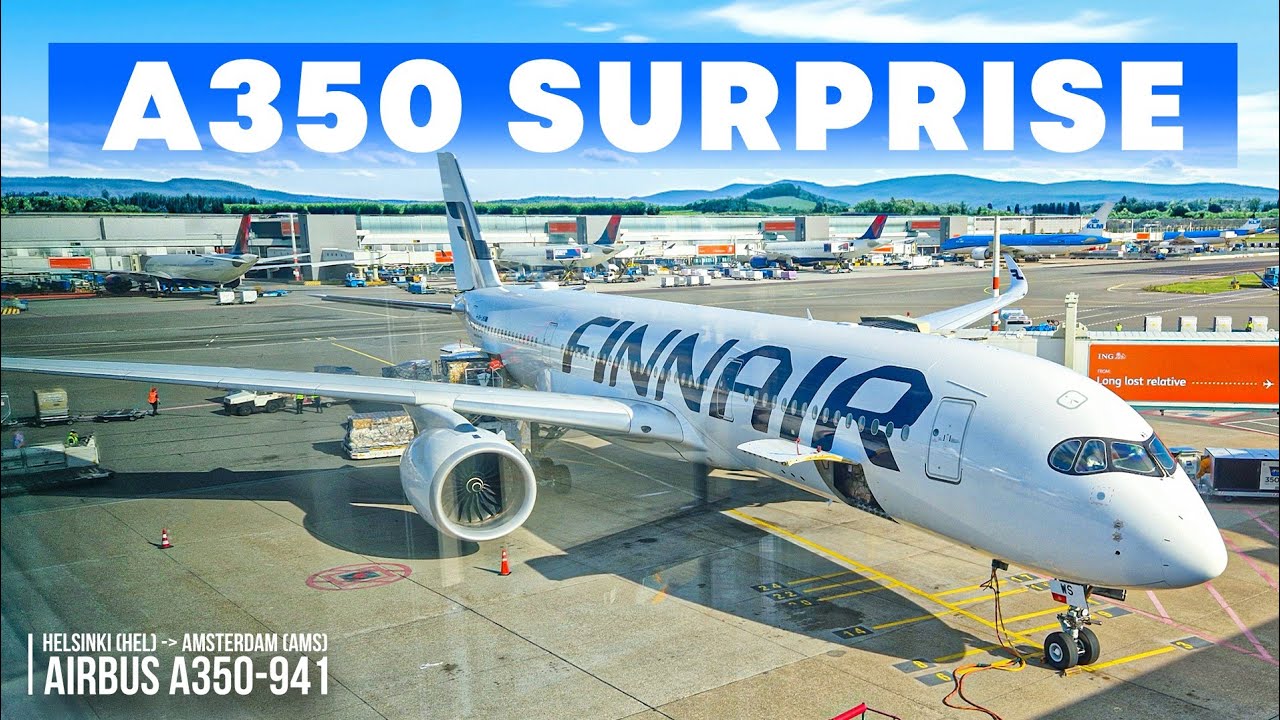 The A350 is FANTASTIC! | Finnair's Airbus A350-941 | Helsinki x Amsterdam Flight Report