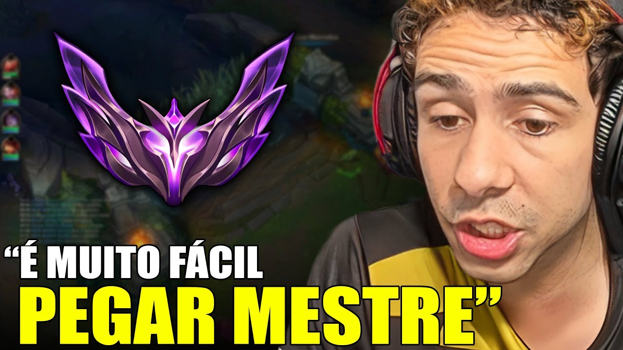 &Eacute; t&atilde;o F&Aacute;CIL assim pegar MESTRE no LoL ?!