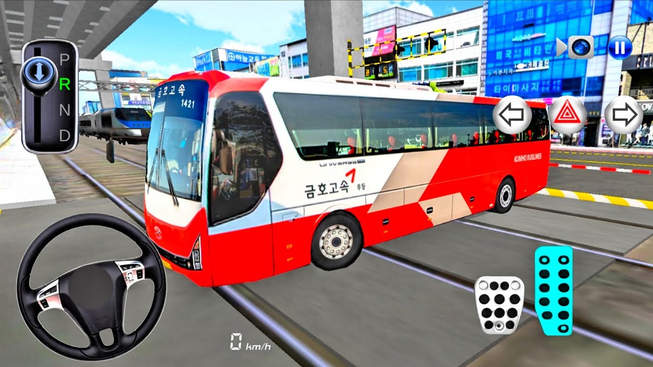 New Express Bus Vs Bullet Train - 3D Driving Class 2026 - 3D Driving Class Game Car Game