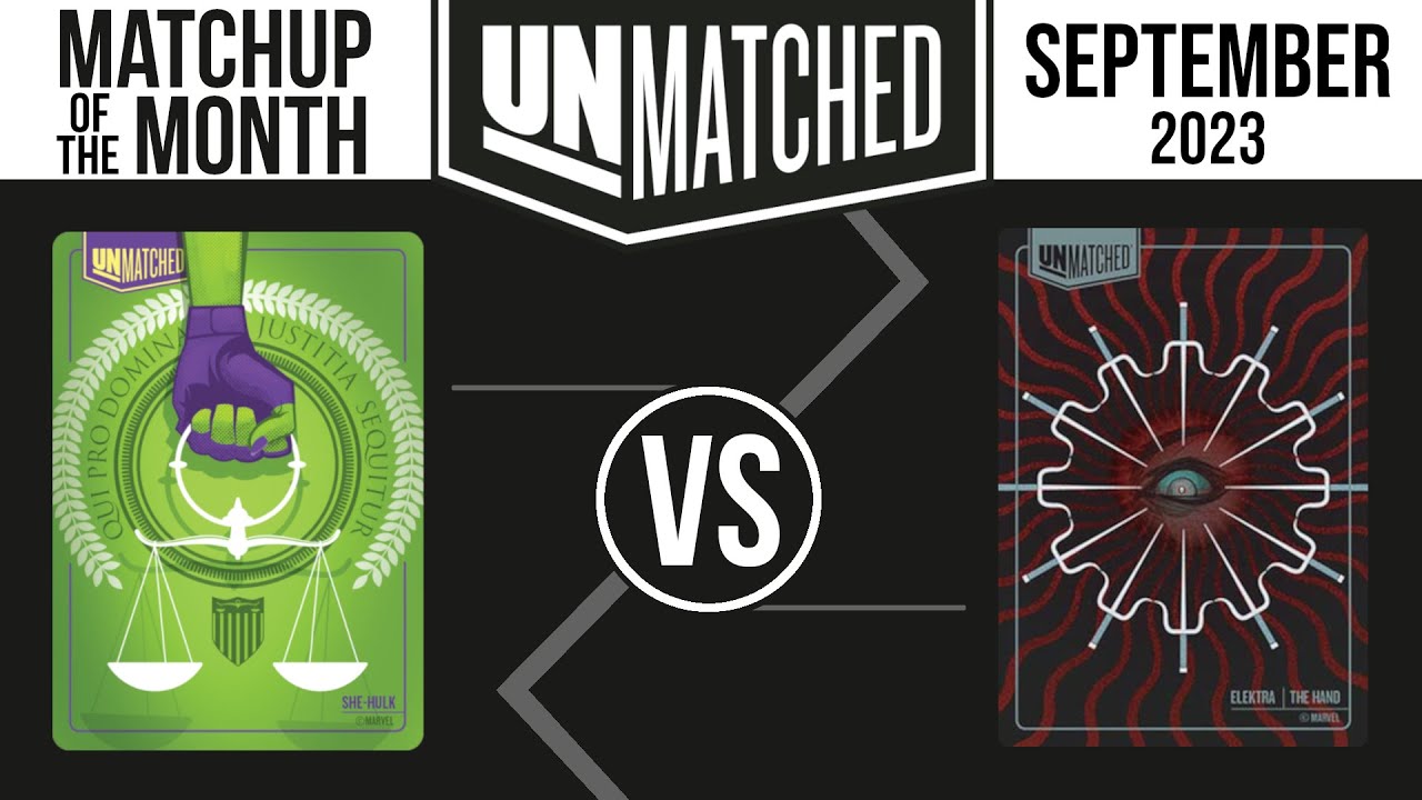 Matchup of the Month   September 2023 She-Hulk vs  Elektra