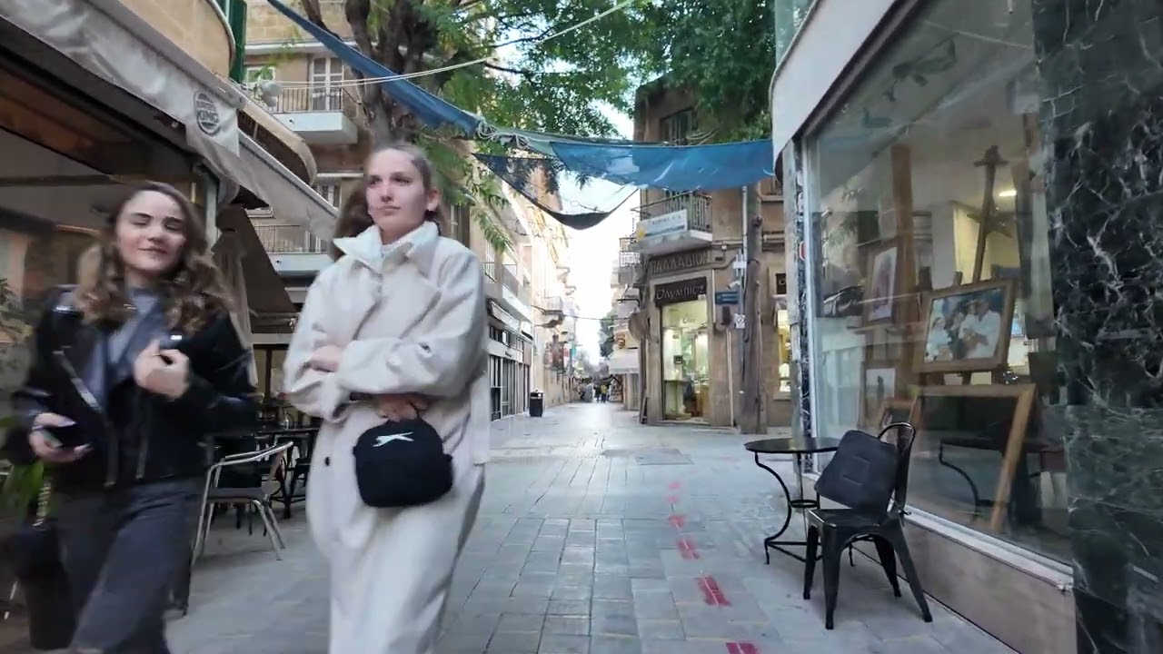 🇨🇾 Nicosia, Cyprus 4K Walk - 30 Minutes Old City Evening Walking Tour 2024