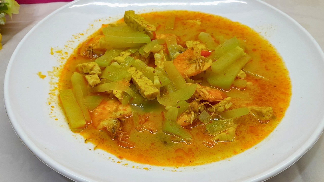 AWAS KETAGIHAN!!KUAHNYA SEDAP BANGET||LODEH LABU SIAM UDANG MAKNYUS