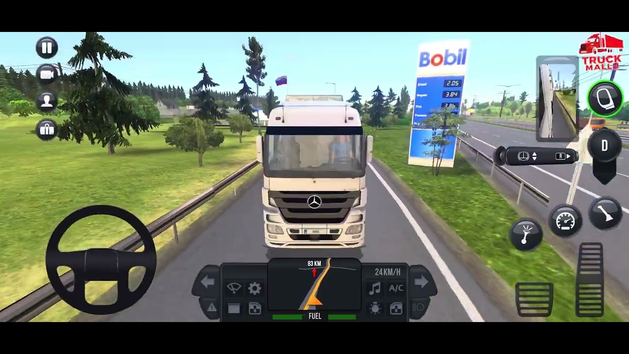 🚛 Truck Simulator Gameplay Part#10 | 147 KM Tomatoes Delivery Success ✅ Reverse Parking Perfect |