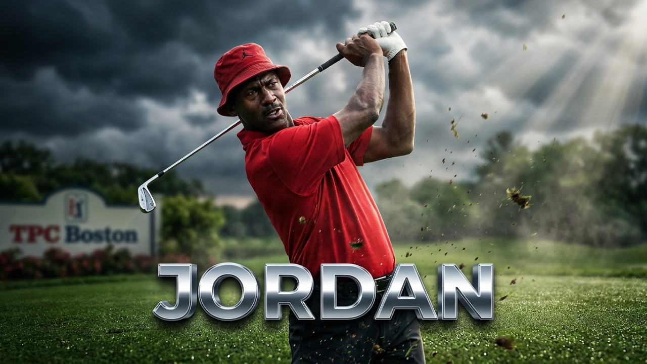 PGA2k23 Golf Michael Jordan stroke play at TPC Boston golf course!