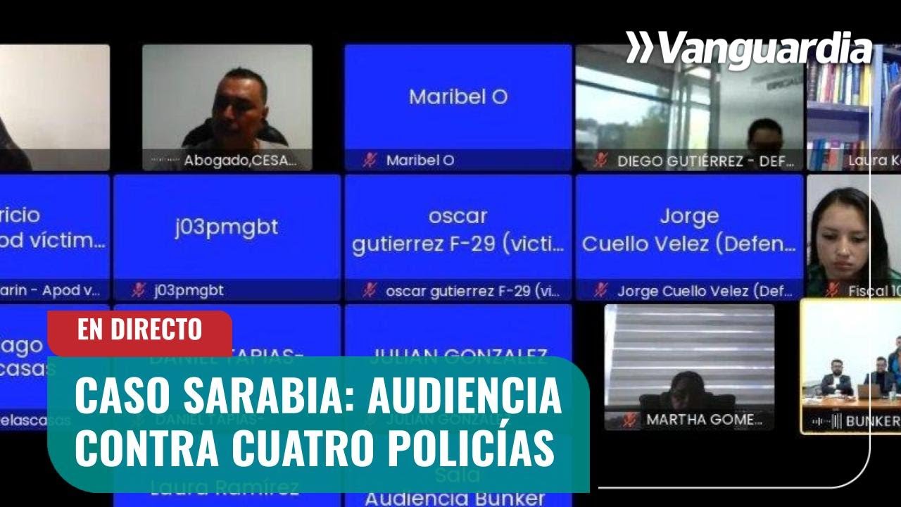 Contin&uacute;a la audiencia contra cuatro polic&iacute;as por el caso de las chuzadas a Marelbys Meza