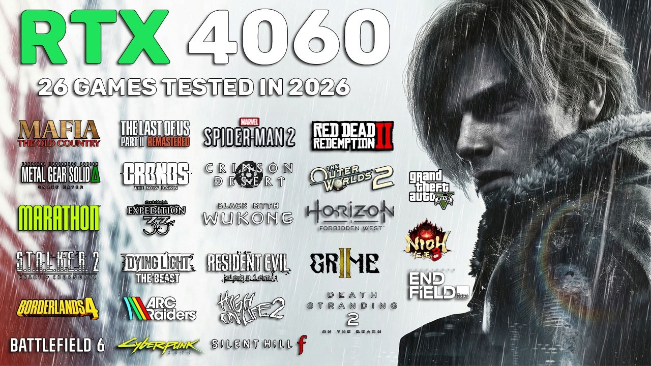 RTX 4060 in 2026 - Test in 26 Games
