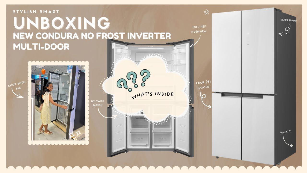 NEW CONDURA ICON NO FROST INVERTER MULTI-DOOR REFRIGERATOR | Smart, Sleek, Efficient + Full Review