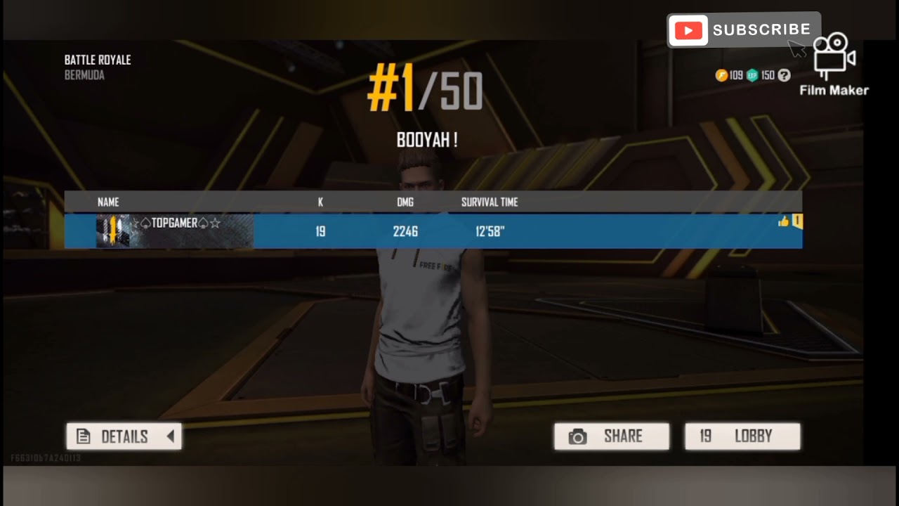 HII, AND THIS IS MY FIRST VIDEO #FREEFIREBOSS #TOPGAMER