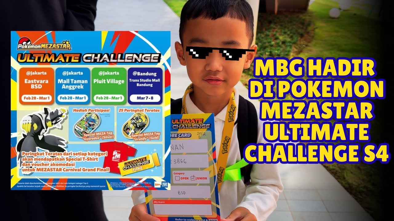 MBG HADIR DI POKEMON MEZASTAR ULTIMATE CHALLENGE S4!!! #pokemon #mezastar #mezatag #pokemonmezastar