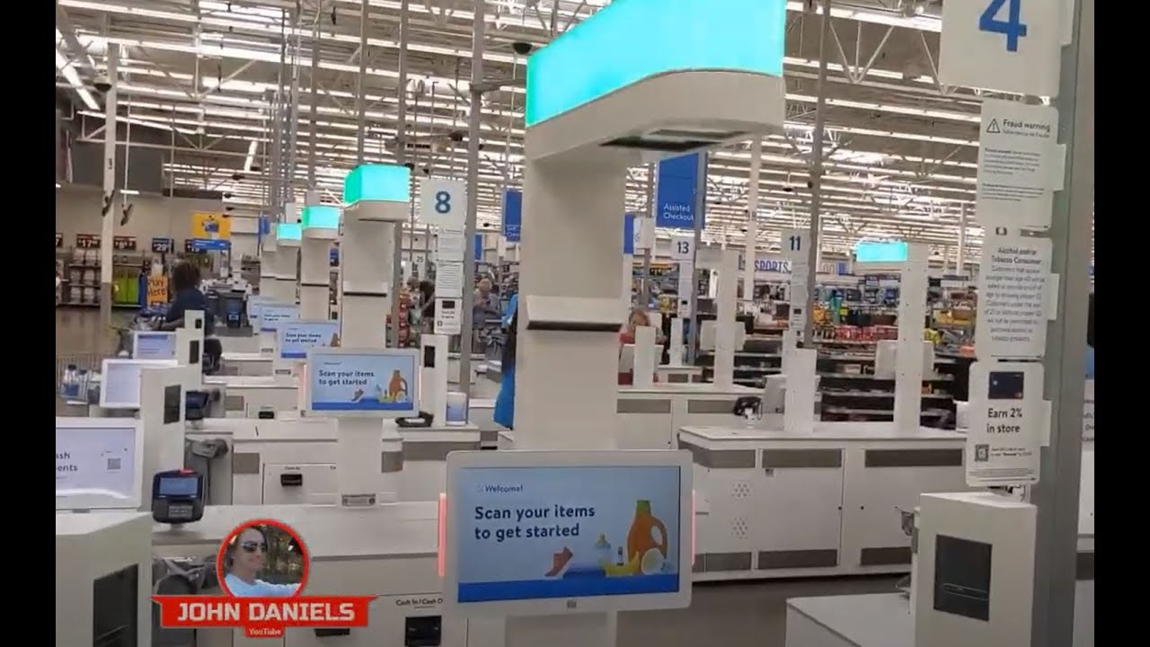 New Walmart Self Checkout Stations