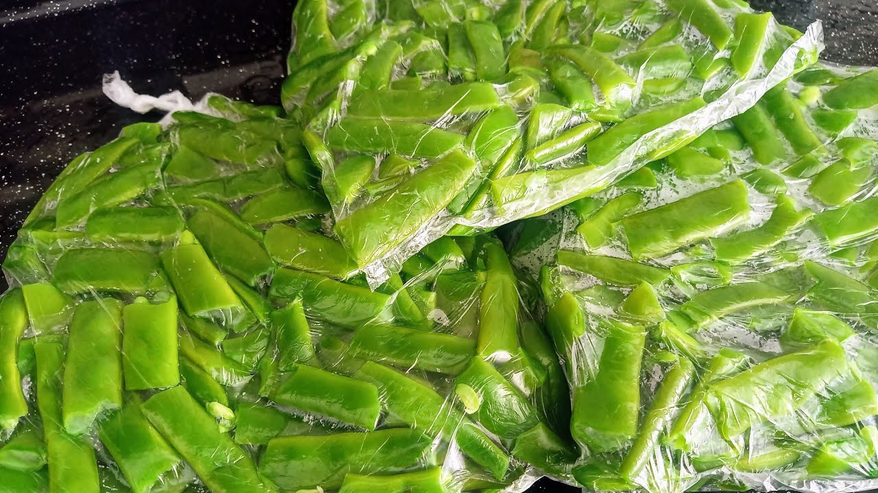 Taze Fasulyeyi Buzluğa Böyle Koyun ✅ Asla Buzluk Kokusu Olmuyor 📢