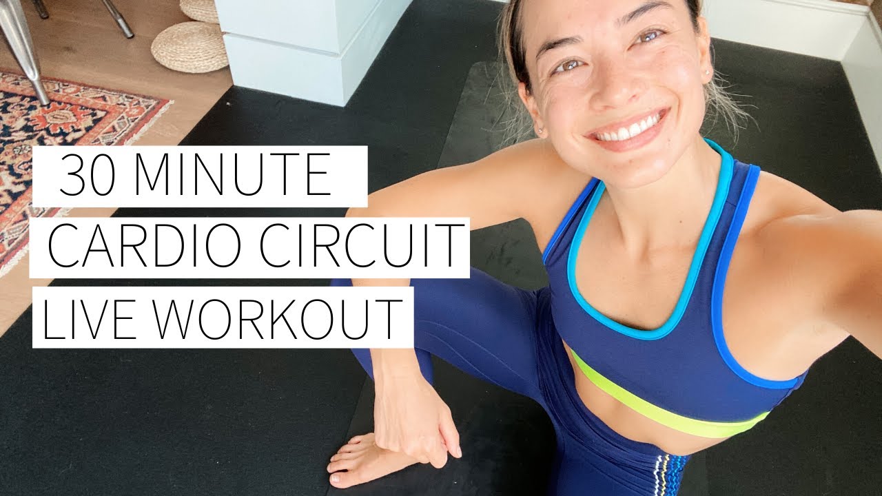 LIVE WORKOUT - 30 MINUTE FULL BODY HIIT CARDIO, no jumping modifications | Dr. LA