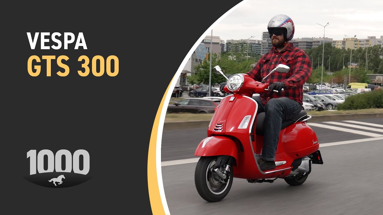 Vespa GTS 300: aneb Somik na červeném skútru!