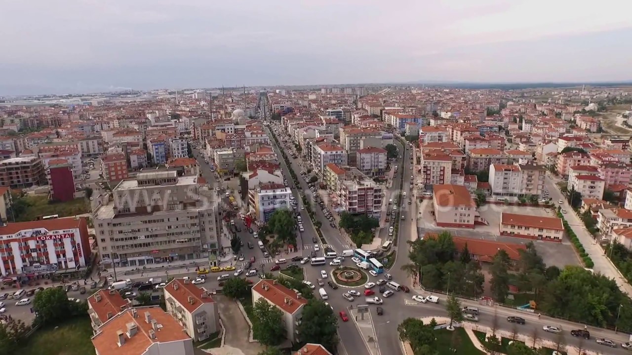 ÇERKEZKÖY HAVADAN GÖRÜNTÜLEME.(Düşevi)