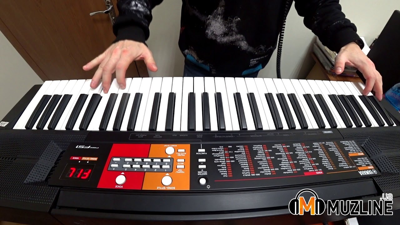 YAMAHA PSR-F51 Демонстрация