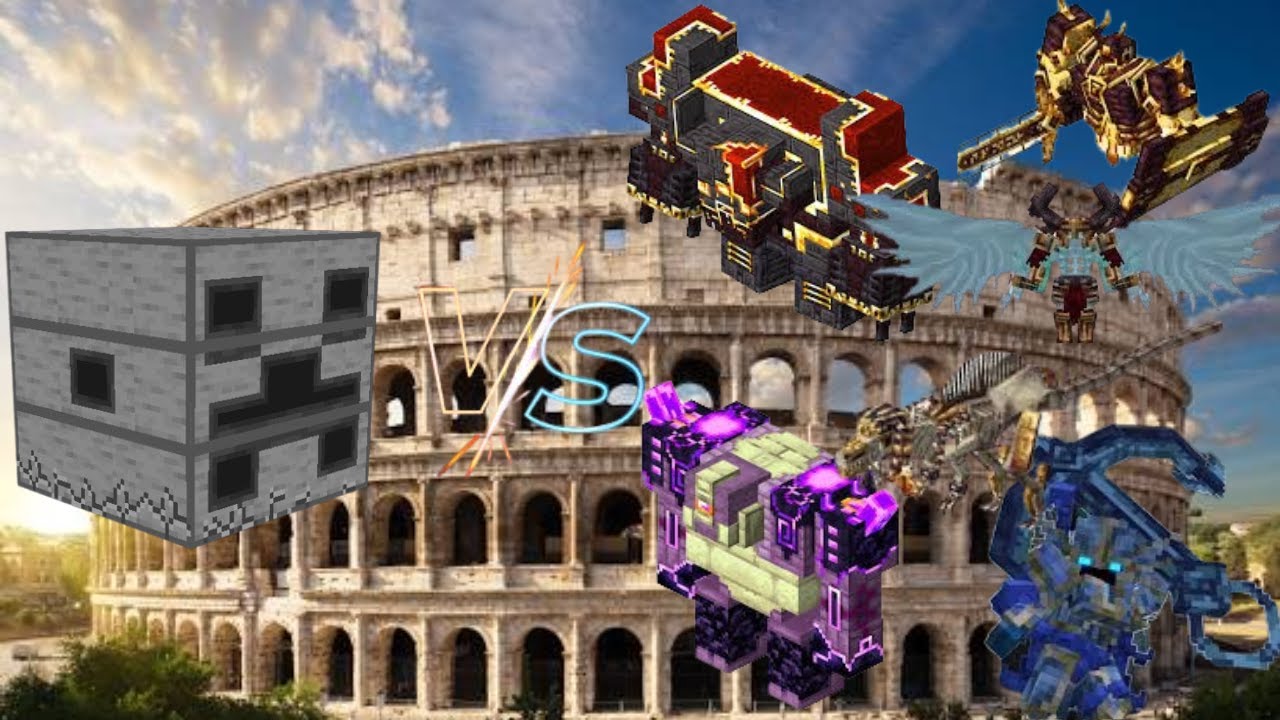 New Mega Block vs L' Enders Cataclysms 1.20.1 Mob Battle