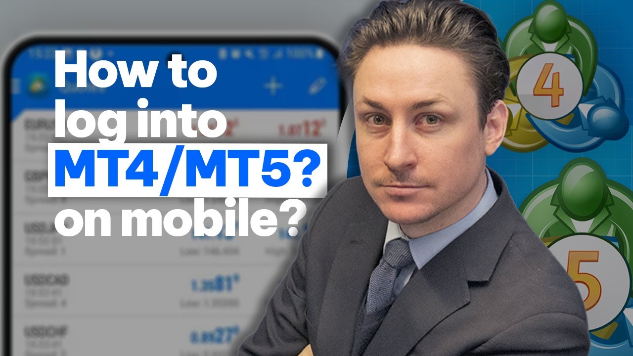 MetaTrader: How to log into MT4 & MT5 on mobile?