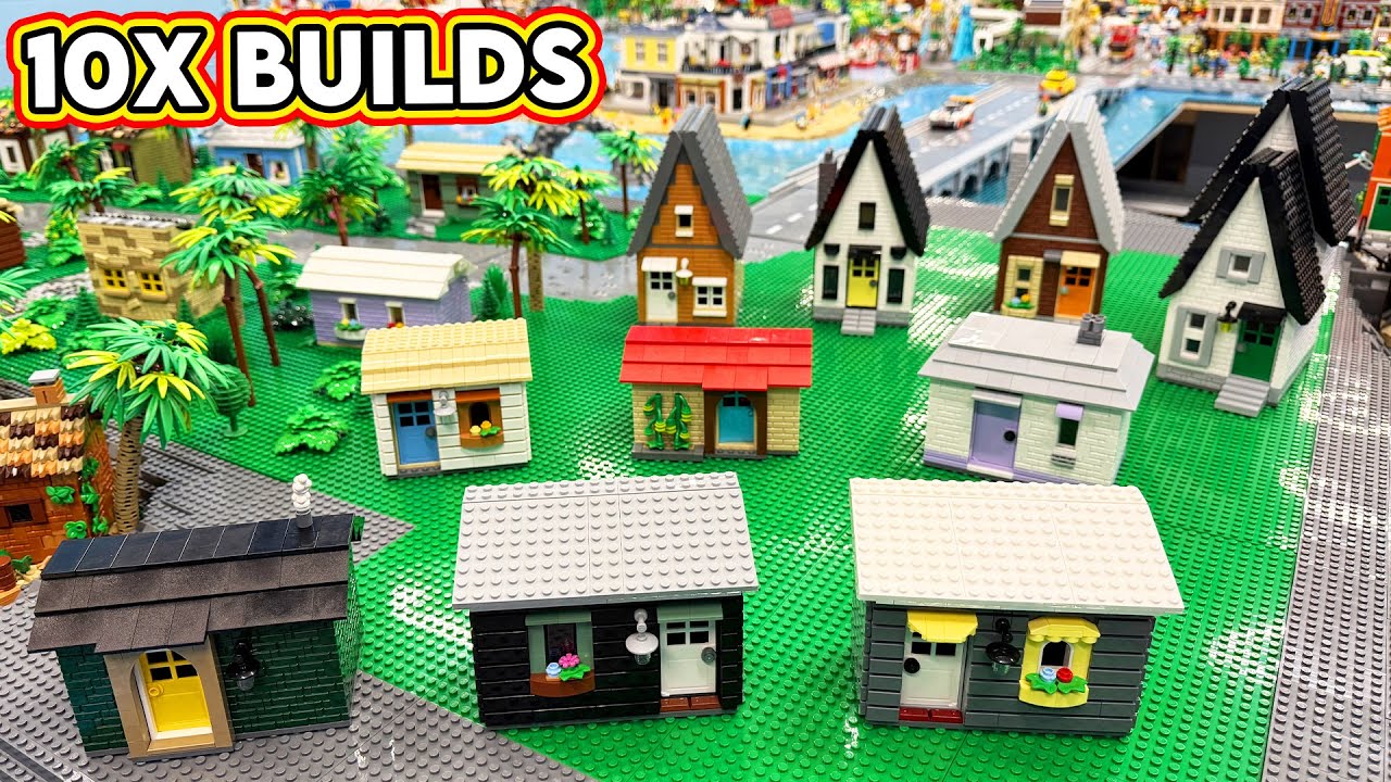10x LEGO Houses for the Island!