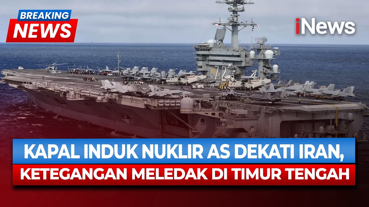 BREAKING NEWS! Kapal Induk Nuklir AS Dekati Iran! USS Abraham Lincoln Terpantau di Laut Arab