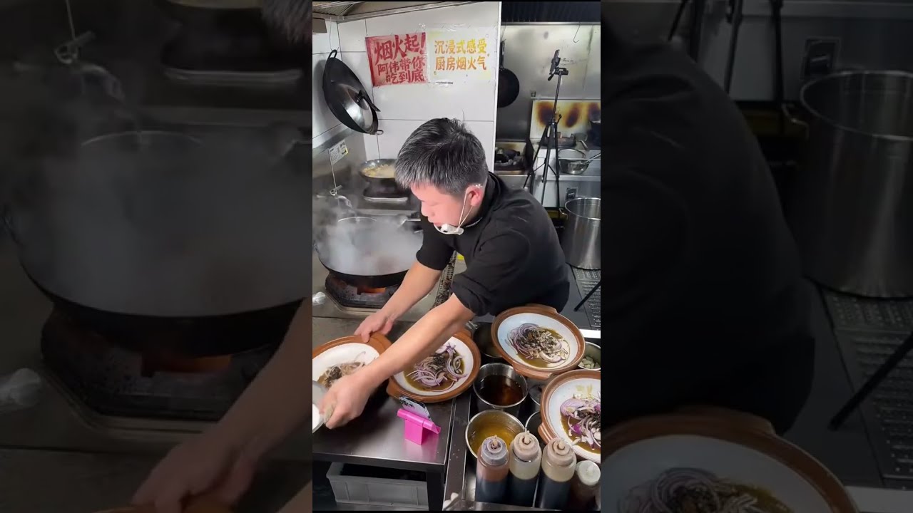 Uncut Livestream | Chef Stir-Frying in Commercial Kitchen | Real-Time Culinary Rhythm