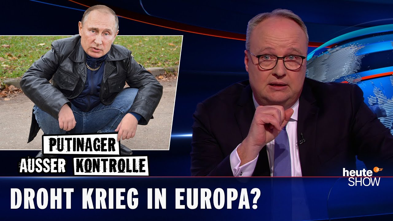 Die Ukraine ruft um Hilfe - und Deutschland schickt 5000 Helme | heute-show vom 28.01.2022