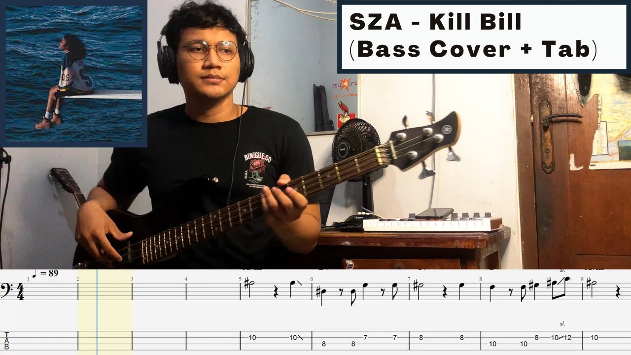 SZA - Kill Bill (Bass Cover + Tab )