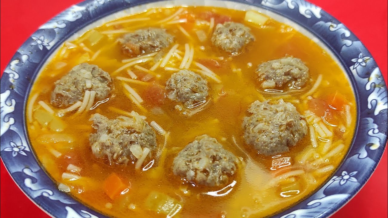 İftara Özəl Çox Asan və Ləzzəti Küftəli Vermeşil Supu. Sup Resepti. Şorba Resepti