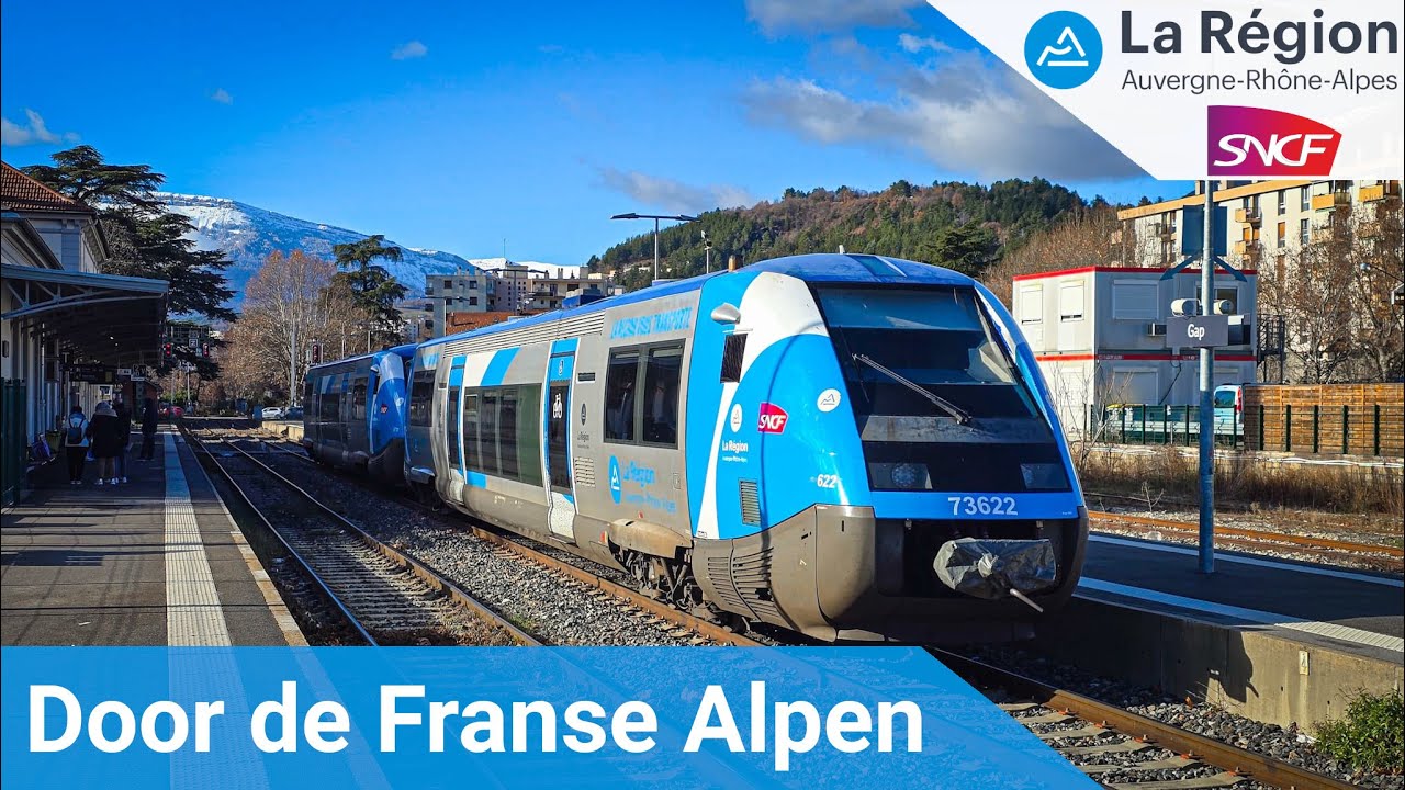 Met de TER STOPTREIN door de FRANSE ALPEN 🇫🇷 #BartVlog