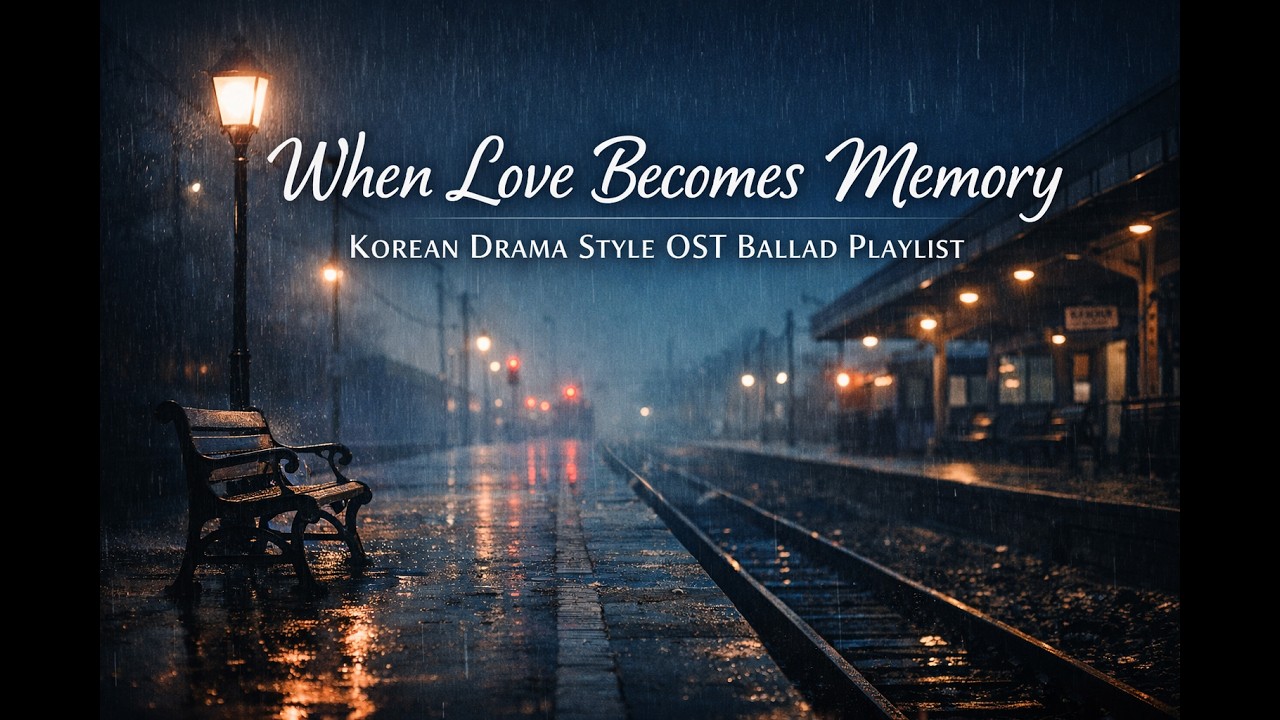 [Playlist]비 오는 밤, 감성을 적시는 드라마 OST 분위기 발라드 연주곡 | 고요한 새벽, 차분한 휴식