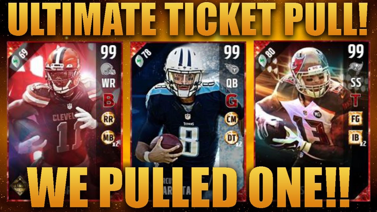 Madden 17 Ultimate Team! Ultimate Ticket Pull! Over 2 Mil!!