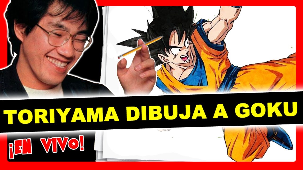 ⍟DRAGON BALL INÉDITO: AKIRA TORIYAMA se muestra DIBUJANDO a GOKU | FULL HD⍟