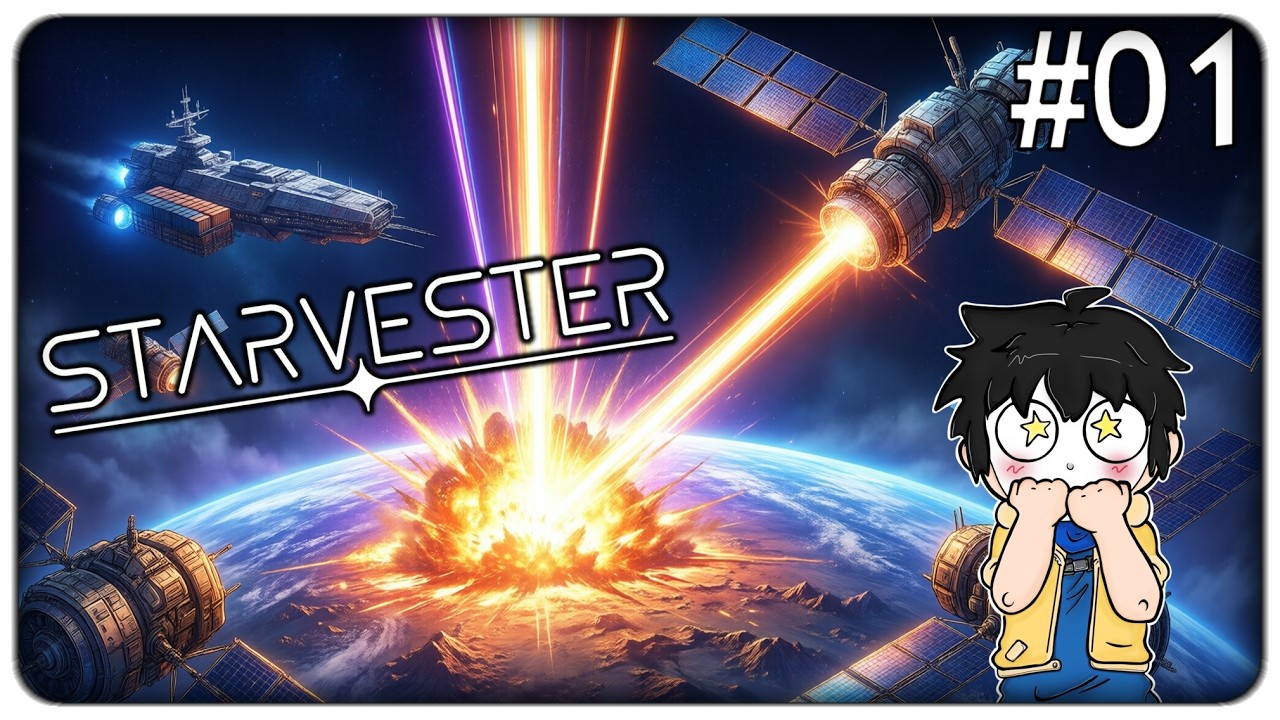 DEVASTIAMO PIANETI COI NOSTRI LASER E ESTRAIAMO RISORSE PER POTENZIARCI | Starvester ep.01