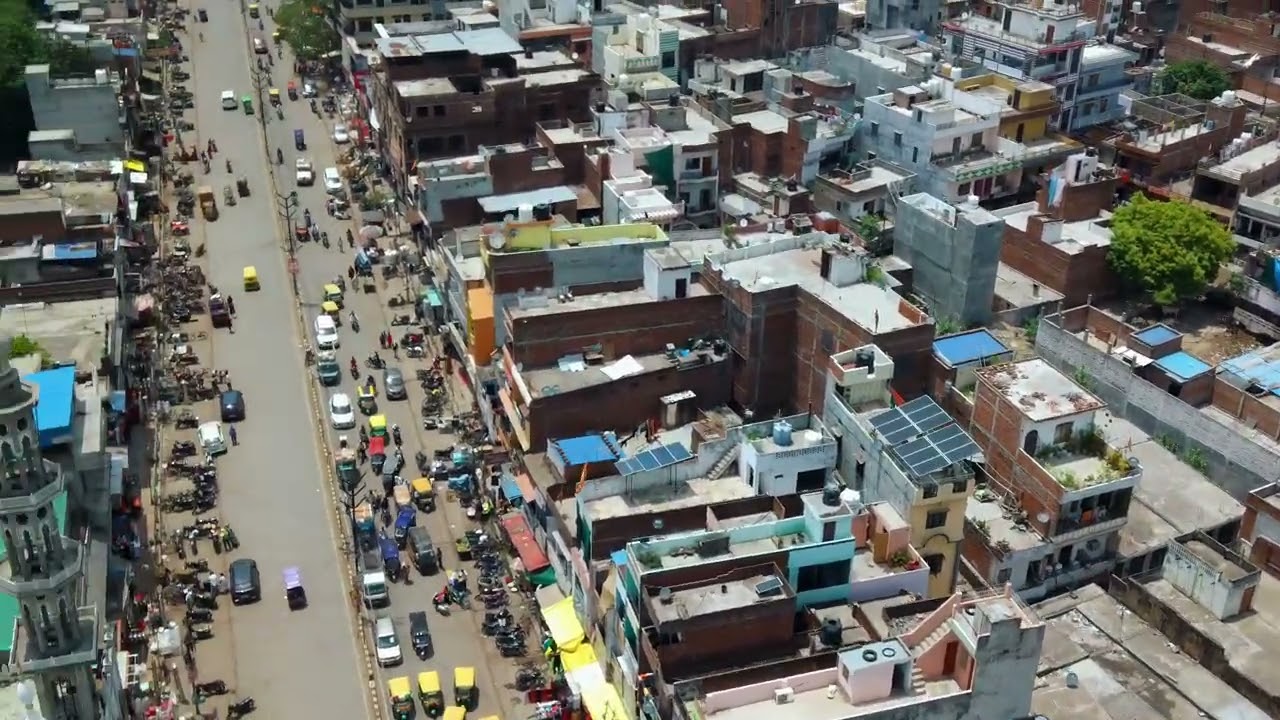 Top View Of Mughalsarai 4k 60FPS  Deen Dayal Upadhyaya Nagar  #dduttarpradesh #mgs #mughalsarai #ddu