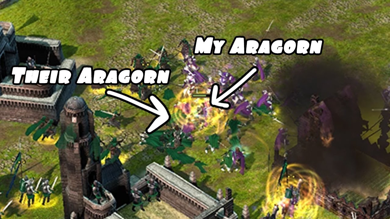 Spamming heroes in MEN MIRROR 😳 | The Battle for Middle Earth II