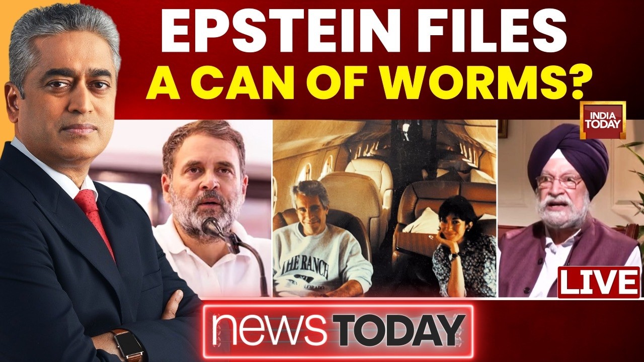 Rajdeep Sardesai LIVE: Epstein Files | Rahul Gandhi Engaging In A Smear Campaign? | Bangladesh Polls