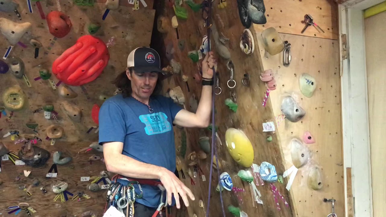 Single Rope Rappel Trick