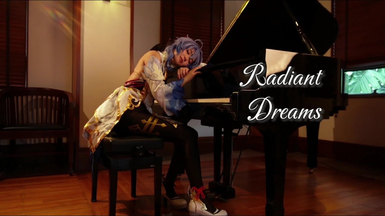 【meowufanya】Qilin's Prance / Radiant Dreams || Ganyu Cosplay Piano Cover (Genshin Impact)